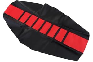 Universal Motorcycle Dirt Bike Rider Anti-Slip Seat Pad Cushion Protector Cover - Red