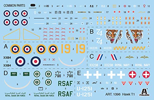 ITALERI 1396S - 1:72 Hawk T.Mk 1 , Modellbau, Bausatz, Standmodellbau, Basteln, Hobby, Kleben, Plastikbausatz… – Bild 4