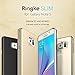 Ringke Slim Compatible with Galaxy Note 5 Case Extreme Lightweight & Thin Cover Snug-Fit Side to Side Edge Coverage Superior Coating for Note5- SF Black