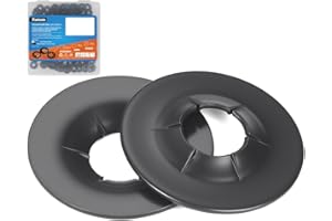 KUNTENSILE Internal Tooth Star Lock Washers, ID 4mm x OD 12mm Mn Steel High Density Push Nuts Fits 4mm (#7) Shafts (Black) 500pcs