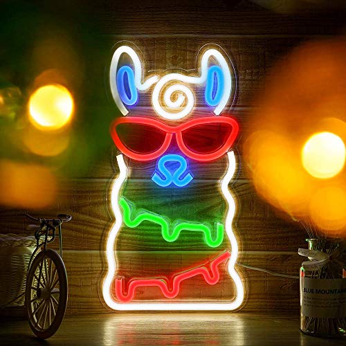 LED-Alpaca-Neon-Light-Festival-Wall-Neon-Sign-Art-Decor-Light-for-Christmas-Home-Decoration-Bedroom-Lounge-Office-Wedding-Christmas-Valentines-Day-Party-Operated-by-USB