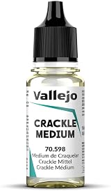 Vallejo Medium Craquelar Clear Crackle Effect Medium 18 ml Bottle