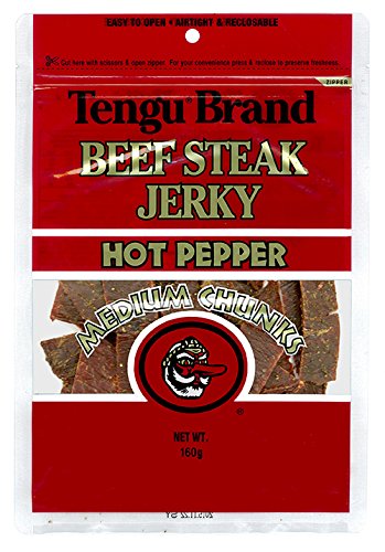 テング ビーフステーキジャーキー ミディアムチャンク ホット 160g Amazon Việt Nam