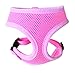 FUNPET Soft Mesh Dog Harness No Pull Comfort Padded Vest for Small Pet Cat and Puppy Pink S