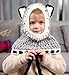 Sumolux Winter Kids Warm Fox Animal Hats Knitted Coif Hood Scarf Beanies for Autumn Winter