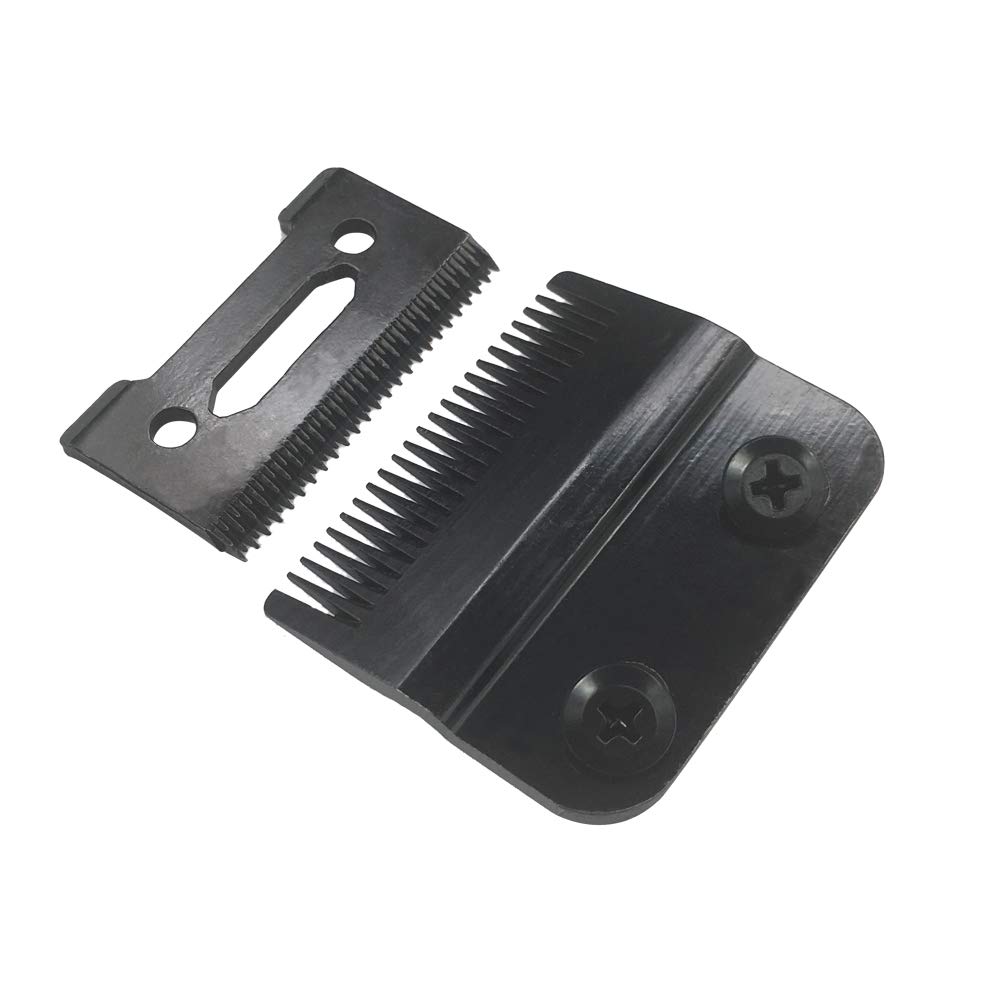 Professional Stagger-Tooth Trimmer Clipper Replacement Blades 2-Hole #2161 -Compatible with 5 Star Senior Cordless Wahl Magic Clip (Black): Beauty