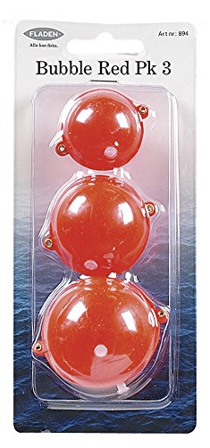 Fladen Assorted Bubble Floats (Pack of 3) - Red