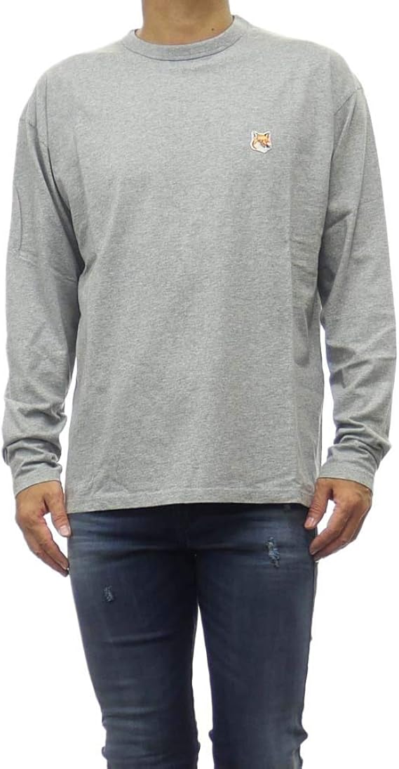 Amazon Maison Kitsune メゾンキツネ クルーネックロングtシャツ Eukj0010 メンズ 並行輸入品 Tシャツ カットソー 通販