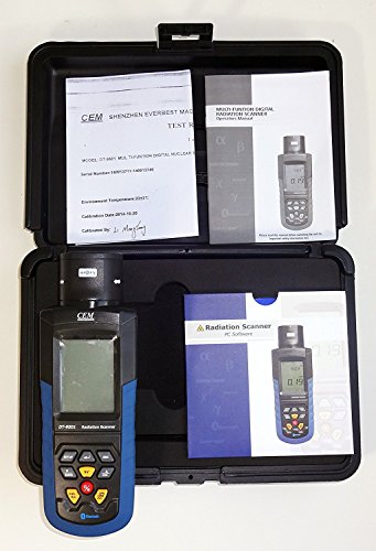 CEM DT-9501 Professional Digital Alpha Beta Gamma and X Ray Radiation Scanner Meter Geiger Counter