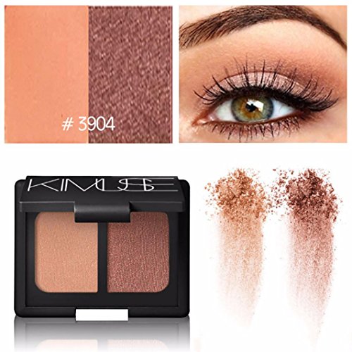 Best Pro Eyeshadow Palette Makeup - Matte + Shimmer 2 Colors - High Pigmented - Professional Vegan Nudes Warm Natural Bronze Neutral Smokey Cosmetic Eye Shadows (#3904)