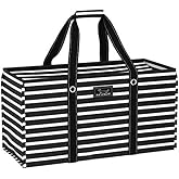 SCOUT Errand Boy - Extra Large Lightweight Utility Tote with Breakaway Zipper - Collapsible Grocery and Market or Beach Tote