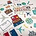 Paper Die Cuts - Travel The World - Over 60 Cardstock Scrapbook Die Cuts - by Miss Kate Cuttables