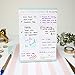 ENJOY EVERY MOMENT - Daily To Do List Notepad with a Magnet - 80 Tear off A5 Size Sticky Notes (5.83