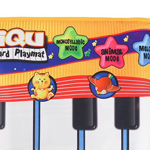 Floor Piano Mat Toy Piano Play Mat For Kids Babies Toddlers Animal