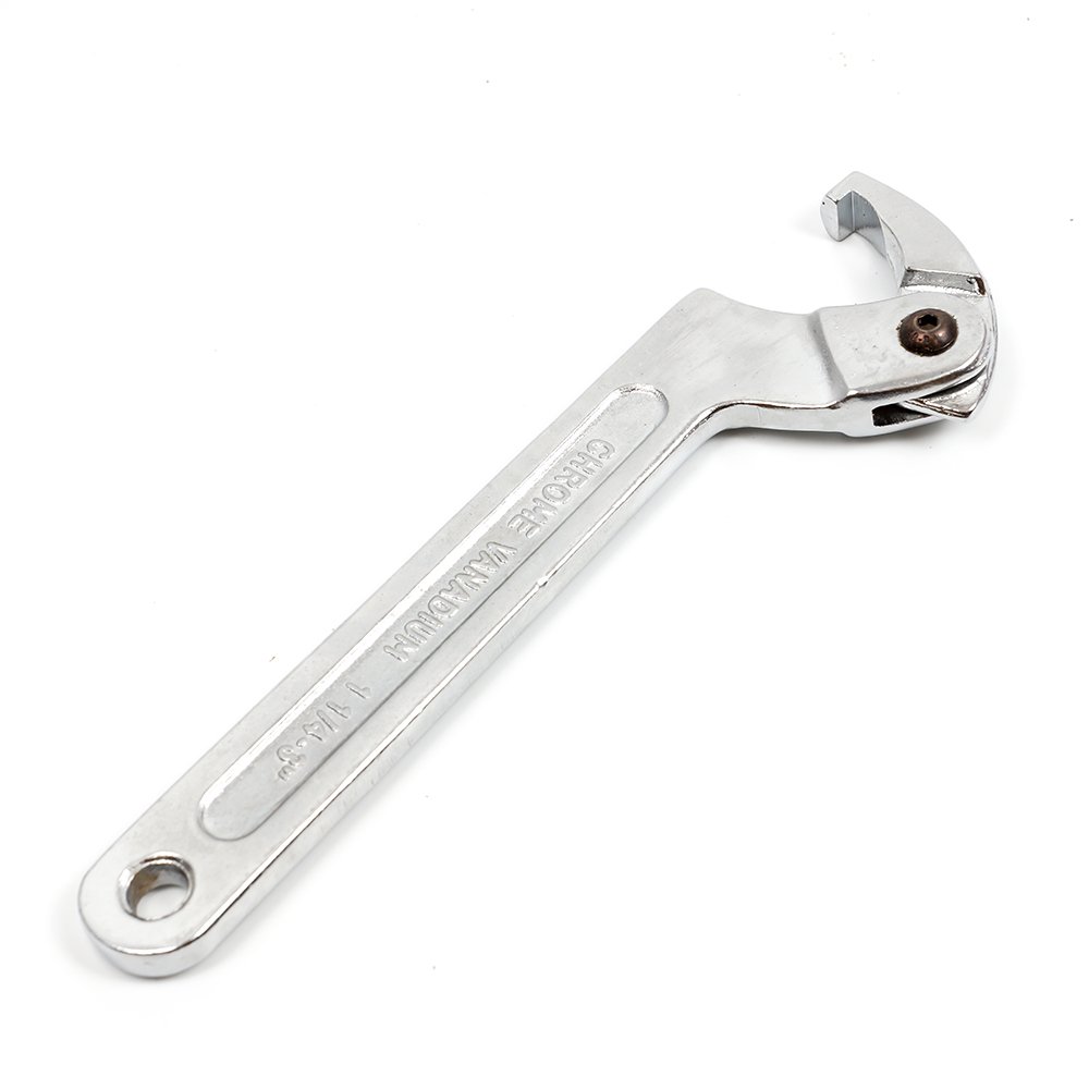 C Spanner Tool Adjustable Hook Wrench Chrome Vanadium 32-76MM