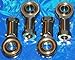 4 Female Rod End 8mm PHS8 2 Right Hand and 2 Left Hand Ball Bearings