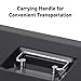 SentrySafe Black Metal Box, Locking Cash Box With Removable Money Tray, Money Holder for Cash, Locks with a Key, Small, CB-10