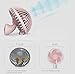 YKHENGTU Strong Wind 5.5 Inch USB Desk Fan,Quiet Personal Portable Innovative Design USB Table Desktop Fan,Pink