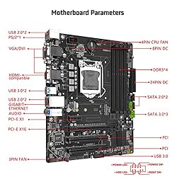 SHANGZHAOYUAN B85M PRO LGA 1150 Motherboard Support