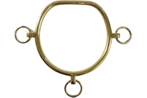 Intrepid International Brass Chifney Straight Mouth Horse Bit