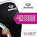 Knee Sleeves Only For Women By Smalets – 5 mm Neoprene Compression Support For Weightlifting & Powerlifting, Crossfit & Squats – Knee Brace For the Best Running - 15 Months Warranty – Black, XS
