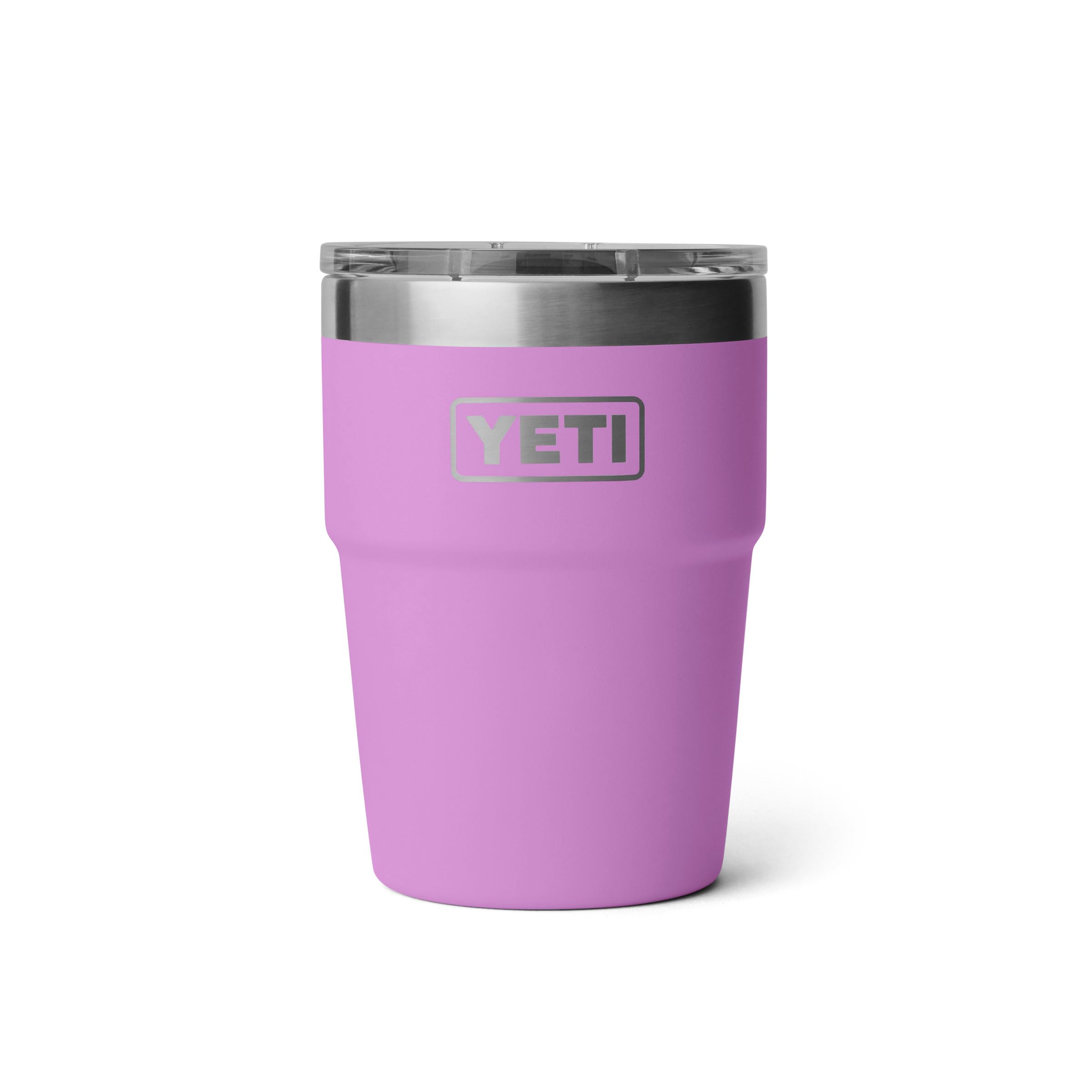YETI Rambler 16 oz Stackable Tumbler, Vacuum Insulated, Stainless Steel with MagSlider Lid, Desert Bloom Image