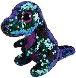 Ty Flippables Crunch The Green/Purple Sequin Dragon - 6