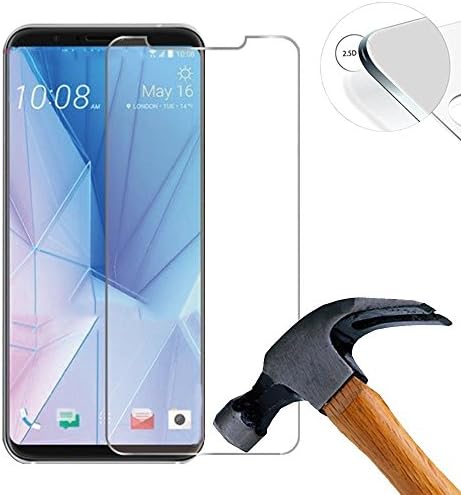 HTC U12 Plus/HTC U12+ Screen Protector,Coohaisee [Anti-Scratch] [Anti-Bubble] [Case Friendly] [9H Hardness] [2-PACK HD Clear] Tempered Glass Screen Protector for HTC U12 Plus