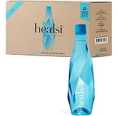 healsi Natural Artesian Still Water, pH7, rich in silica. (12 x 16.9 fl oz turquoise PET)