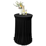 32 x 43 Inch Round Spandex Cocktail Tablecloths