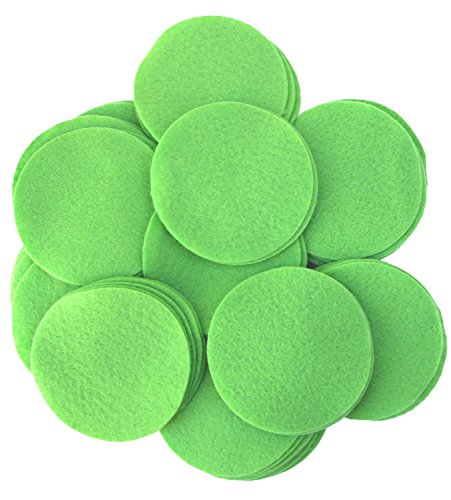 Playfully Ever After 2 Inch Light Green 44pc Felt Circles