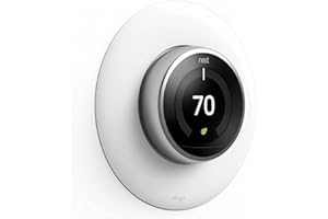 elago Wall Plate Cover Designed for Google Nest Learning Thermostat [White] - Compatible with Nest Learning Thermostat 1st/2nd/3rd Generation, Not Compatible with 2020 Models [US Patent Registered]