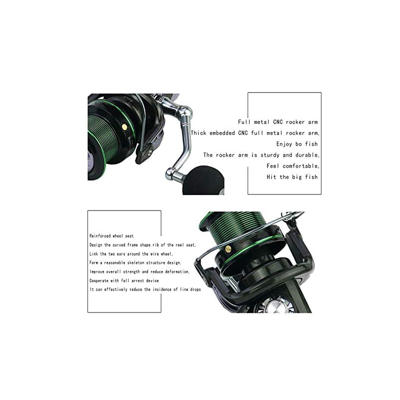 Dlsm Longue Fonte Ronde Grande Canne à Pêche Sans Fil Moulinet De Pêche Roue Filature Ligne De Pêche Ronde Moulinet De…