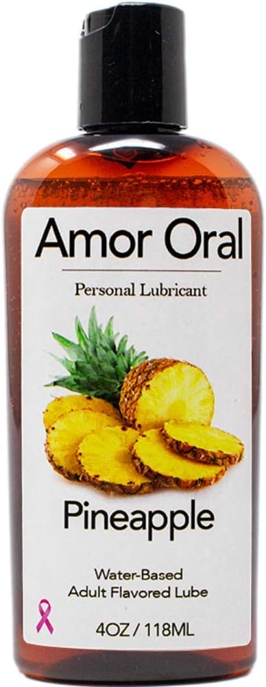 Amor Oral Pineapple Flavored Personal Lube 4 Ounce