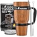MalloMe BEARCLAW Insulated Tumbler With Handle & Straw - Stainless Steel Tumblers Coffee Travel Mug - Reusable Insulated Cup for Water with Brush, 2 Lids & Straws - Splash-Proof 30 Oz Camo Style 1