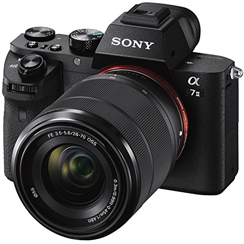 Sony Alpha A7 II Digital Camera & 28-70mm FE OSS Lens with 64GB Card + Backpack + Battery + Tripod + Tele/Wide Lens Kit