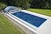 Pool Solar Cover Reel for Inground Swimming Pool - Fits Every Pool Shape Up to 20 Feet Wide x 40 Feet Length Blanket Cover - Above In Ground Roller
