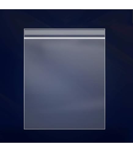 DAKFOOK Lot De 500 Sacs En Cellophane Refermables En Plastique OPP Transparents A4 Pour Vêtements, Cartes, Enveloppes Et Photos - 22 X 34 Cm