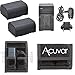 2 D-LI90 Rechargeable Batteries + Car / Home Charger + Battery Pouch for Pentax Digital SLR K-01, K-3, K-5, K-5 II, K-7, 645D, 645Z and Other Models