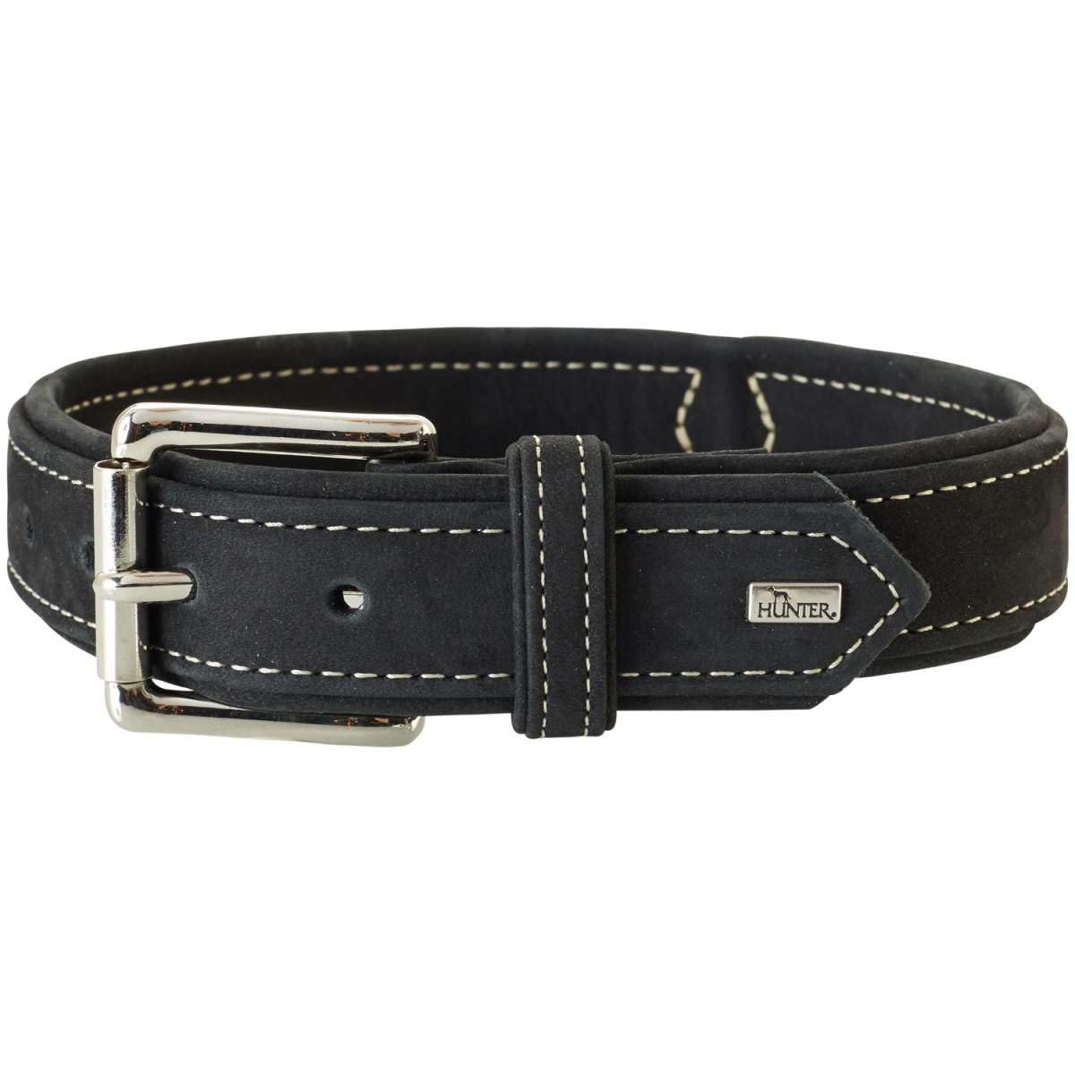 Hunter Dog Collar Hunting, 40 Black Leather