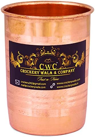 CROCKERY WALA AND COMPANY Copper Luxury Glass 300 ml (2)