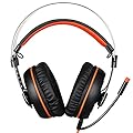 Sades PC Wired 3.5mm Stereo Over Ear Gaming Headset Headphones with Microphone
