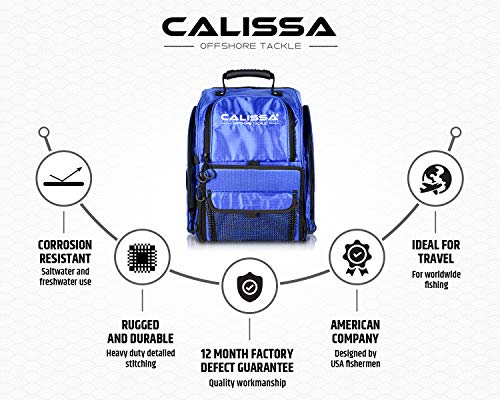 The Large 'Talysc' Fishing Backpack, Tackle Box Storage Bag - Non-Corrosive Fishing Tackle Bag with (4X) 3650 Boxes - Fisherman Gifts for Men, Tackle Bags, Backpacks and Tackle Box Organizer