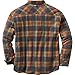 Legendary Whitetails Archer Flannel Thermal Lined Shirt Jacket for Men, Quilted Insulated Work Outerwear Coat-Discontinued, Tabasco Plaid, Large
