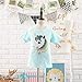 Flip Sequin Unicorn Shirt Top for Girls 3-12 Years (6, Fairy Aqua Short)
