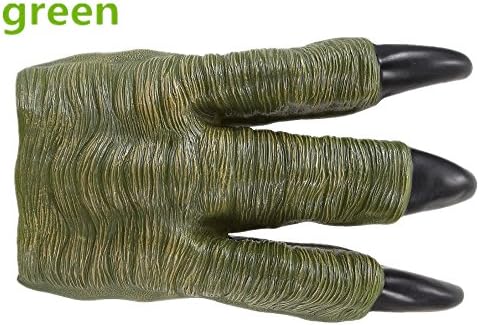 CHTH 2 Pcs Green Dinosaur Claws Gloves