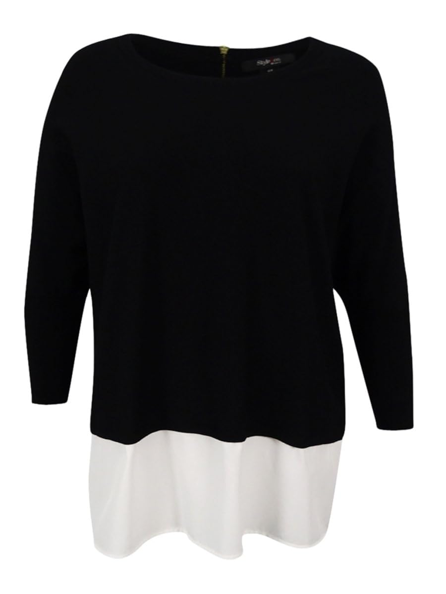 4 Sleeves Pullover Sweater Black 