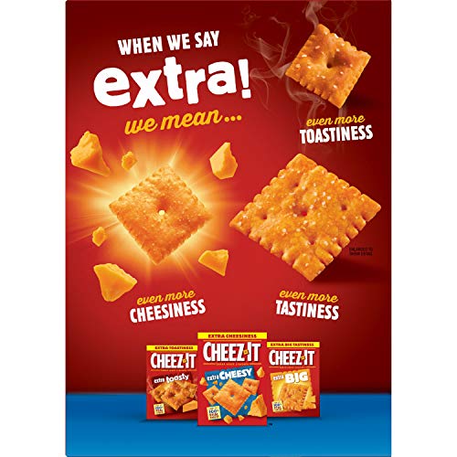 CHEEZ-IT BAKED SNACK CHEESE CRACKERS, ORIGINAL, FAMILY SIZE, 21 OZ BOX