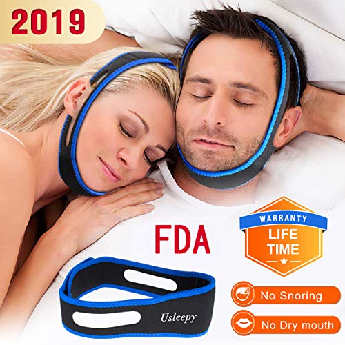 Anti Snoring Chin Strap, Comfortable Natural Snoring Solution Snore Stopper, Most Effective Anti Snoring Devices Stop Snoring Sleep Aid Snore Reducing Aids for Men and Women - Thumbnail 7