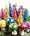 Miniature Mushrooms. Fairy Garden Accessories. Set of 10. Brilliantly Colored with Mica Powders.